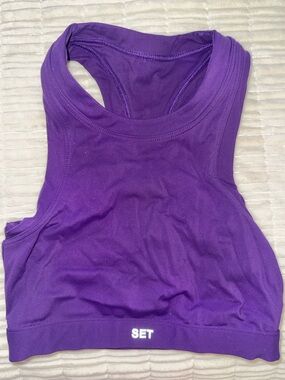 SET Active Violet Scoop Sports Bra